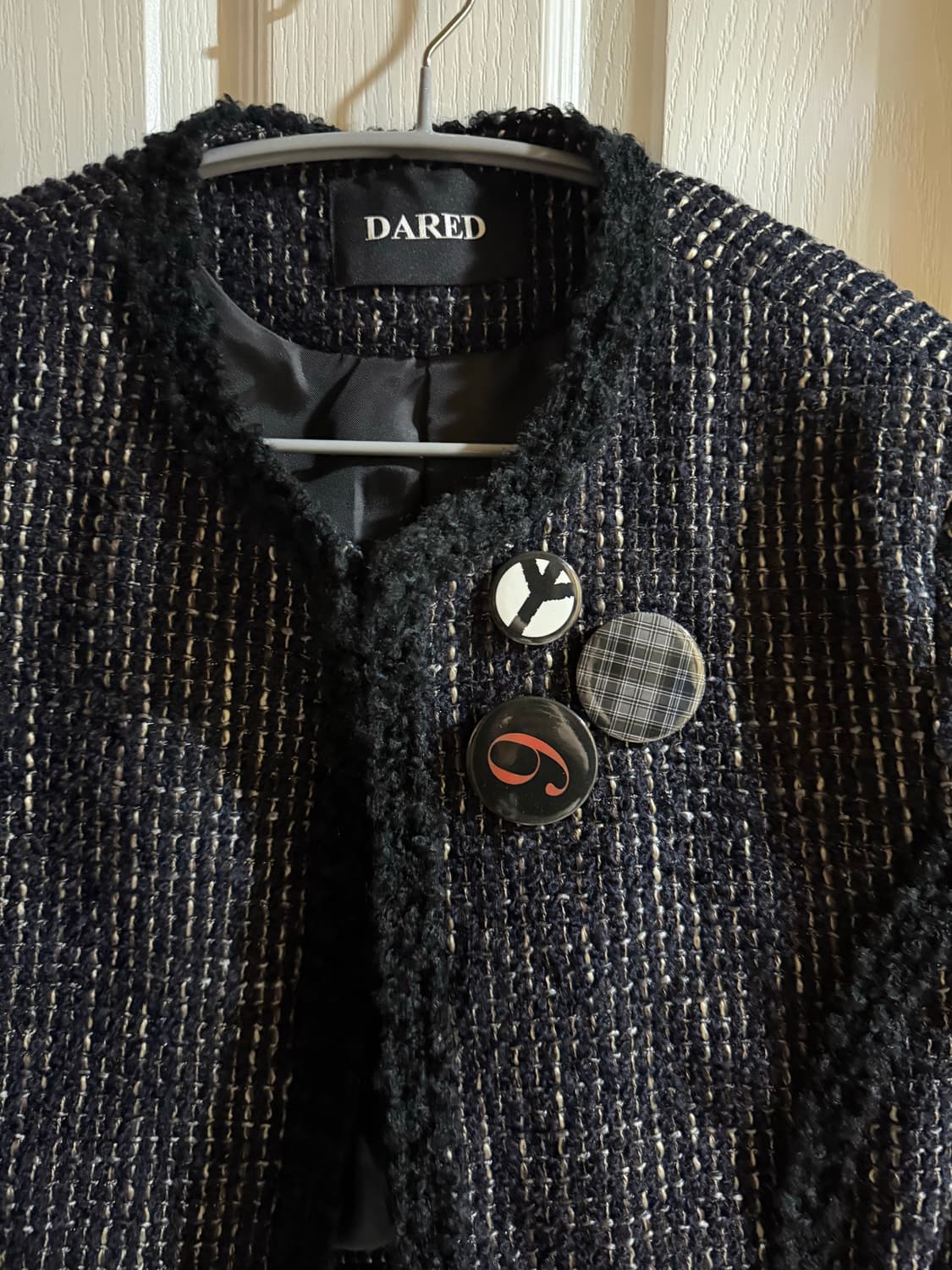 Dared 트위드 자켓 블랙 상품이미지4
