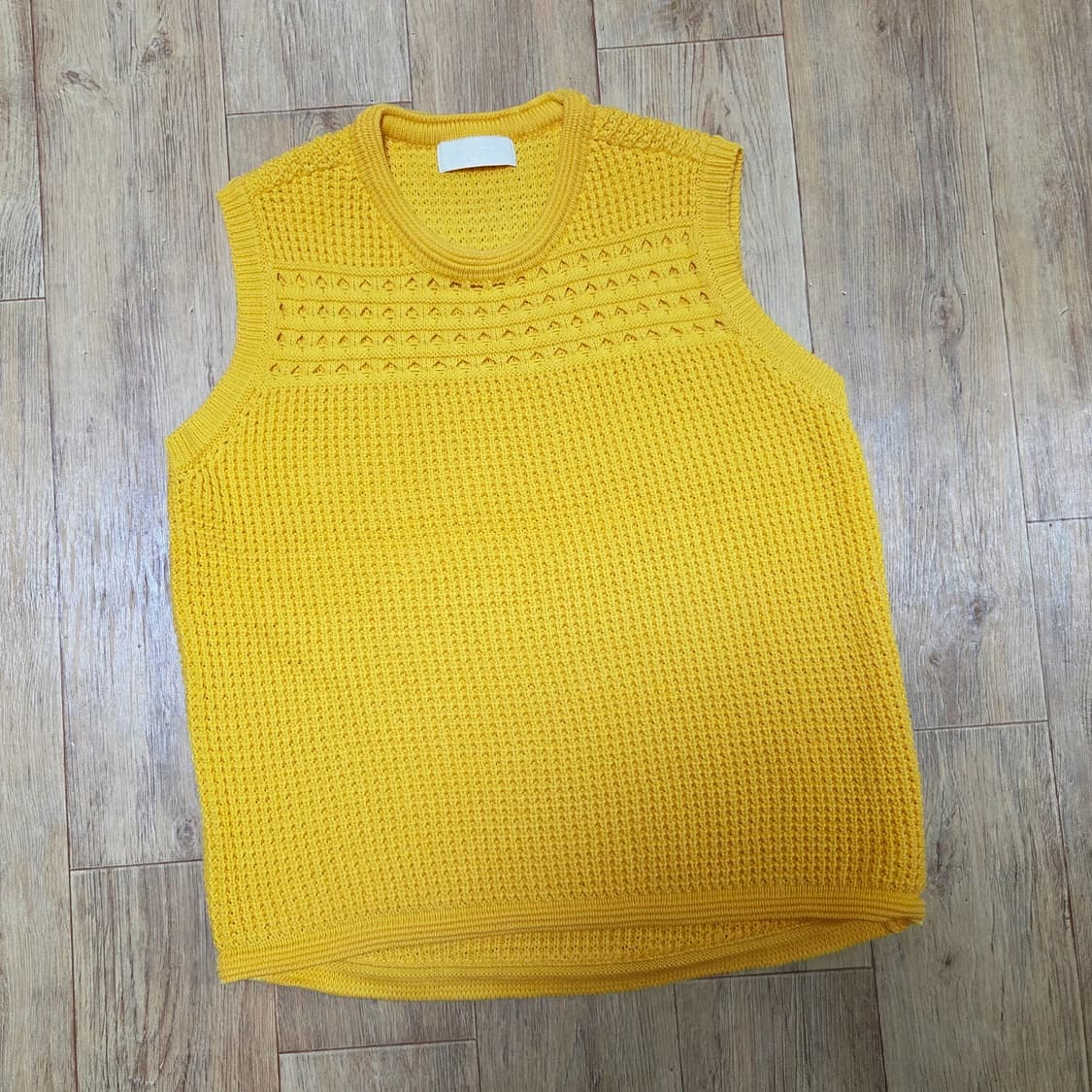 메종마레(maison marais) 옐로우 와플니트 프리사이즈 상품이미지1