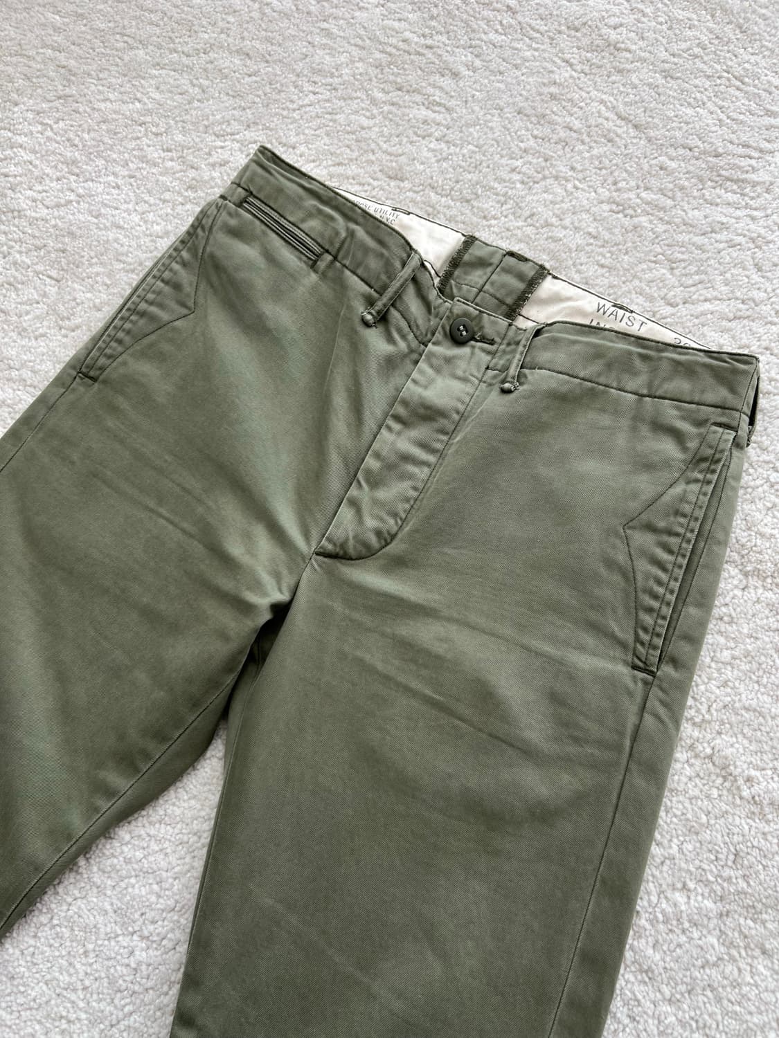 더블알엘 오피서 치노 카키 상품이미지2