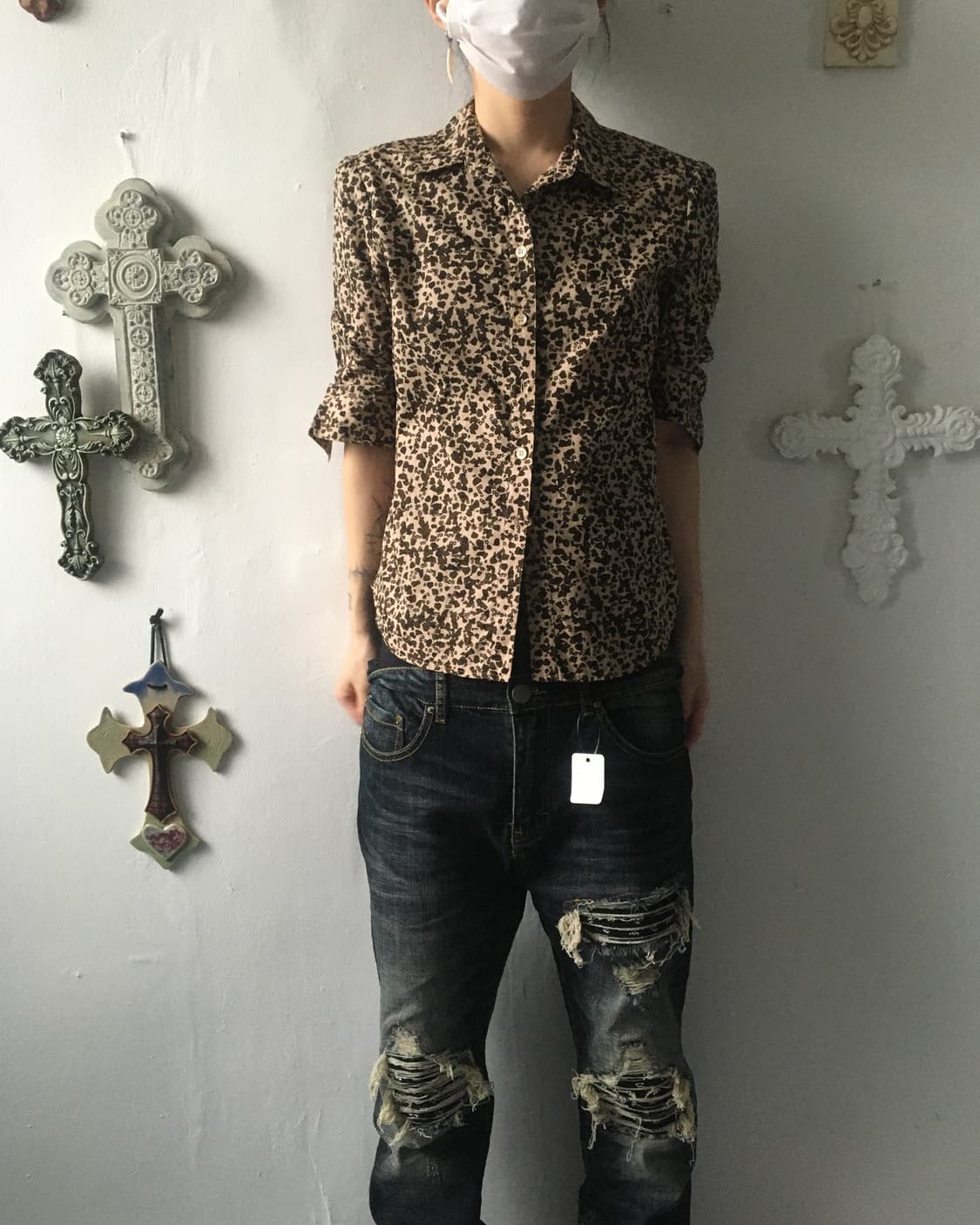 Ck pattern shirt 상품이미지1