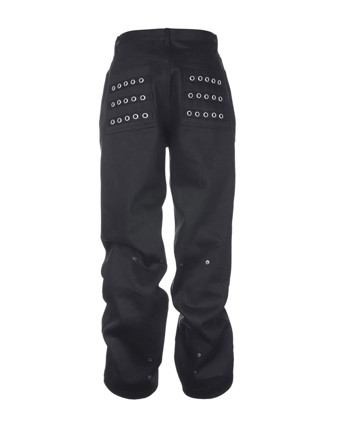 비액세스 아일렛 Eyelet Button Black Jeans 상품이미지1