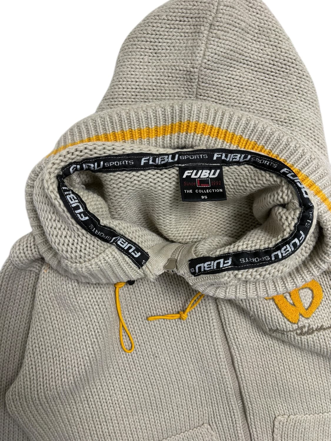 FUBU 후부 니트 후드집업 상품이미지4