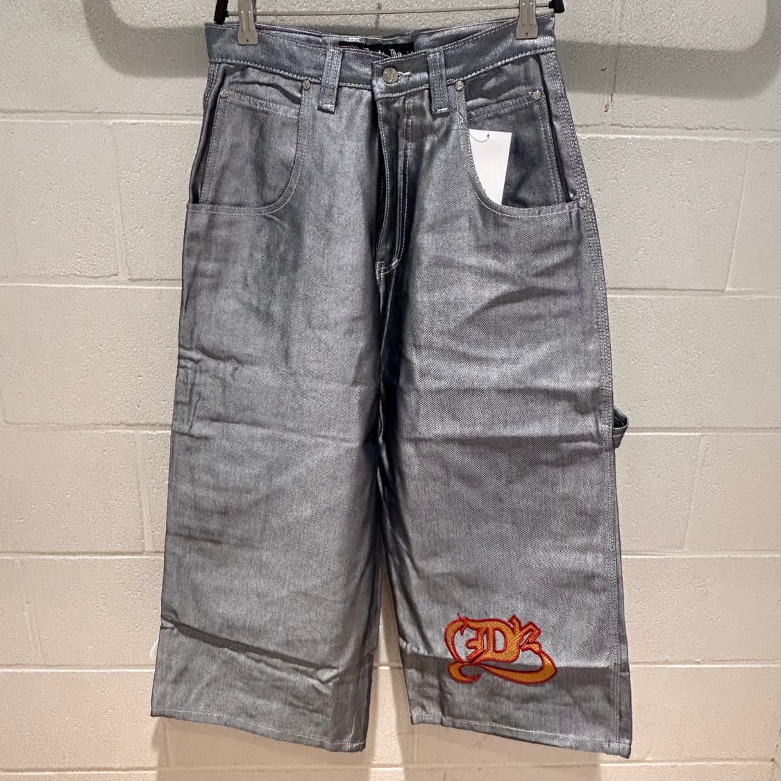 Hip-Hop Silver Bermuda Pants 상품이미지9