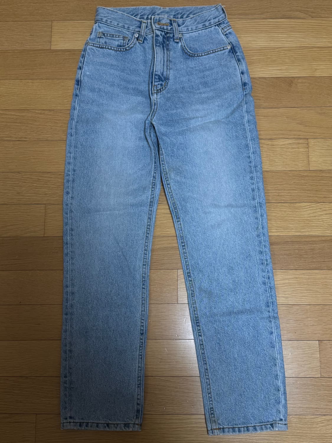 던스트 에센셜 스트레이트진 라이트블루(s) 상품이미지5