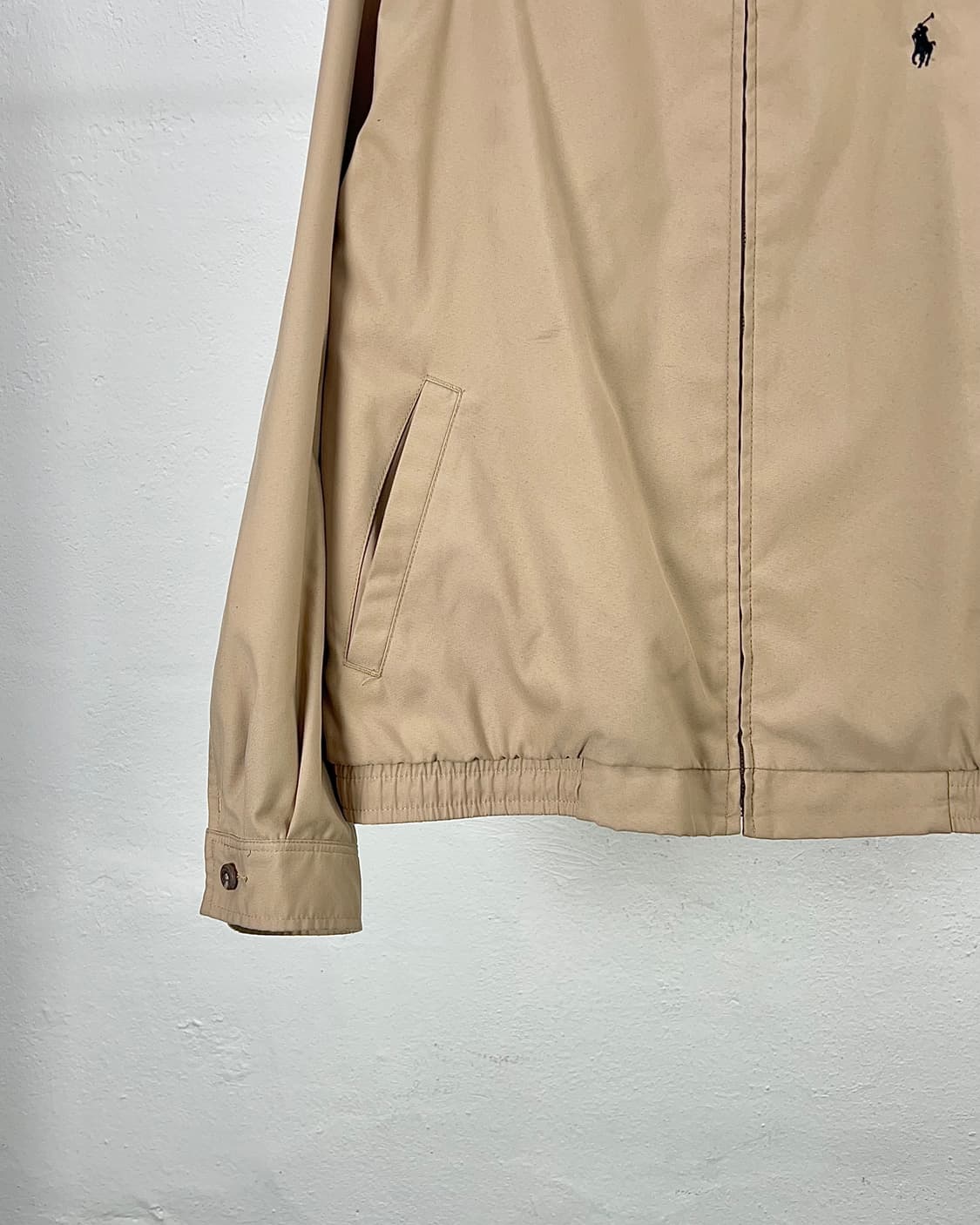 폴로 랄프로렌 베이지 폴리 쉘 퀼팅 스윙톱 자켓 상품이미지4