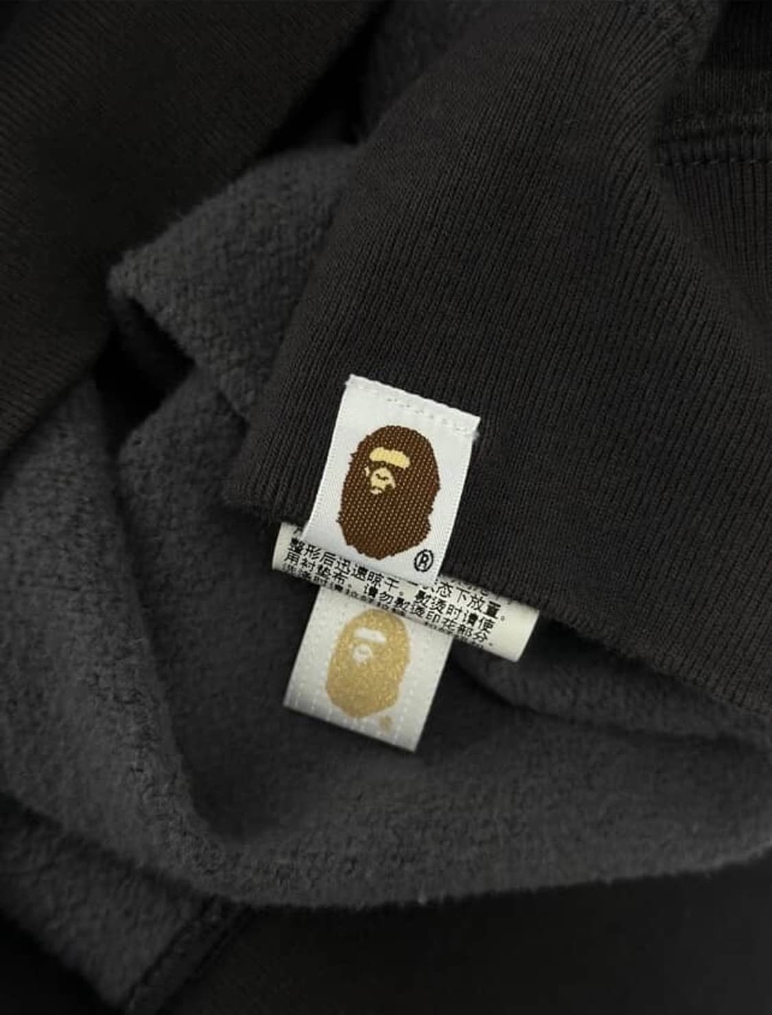 베이프 ponr 흑계 샤크 후드집업 M 상품이미지8