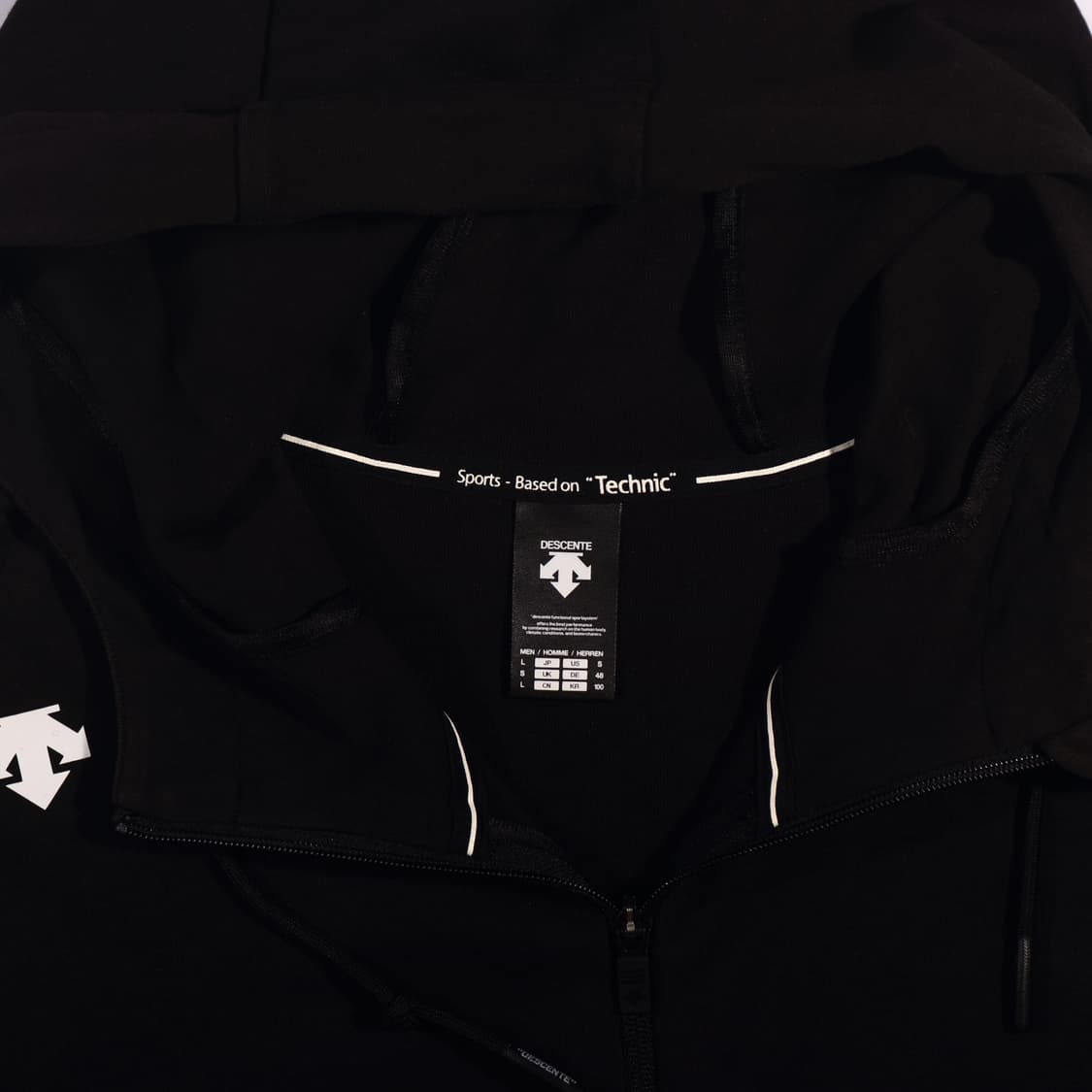 데상트 후드집업 B258 상품이미지2