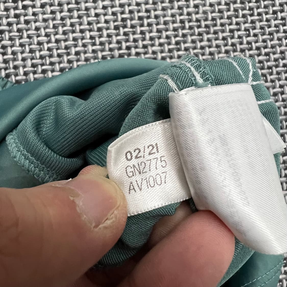 아디다스 새틴 숏 팬츠 그린 XS 상품이미지3