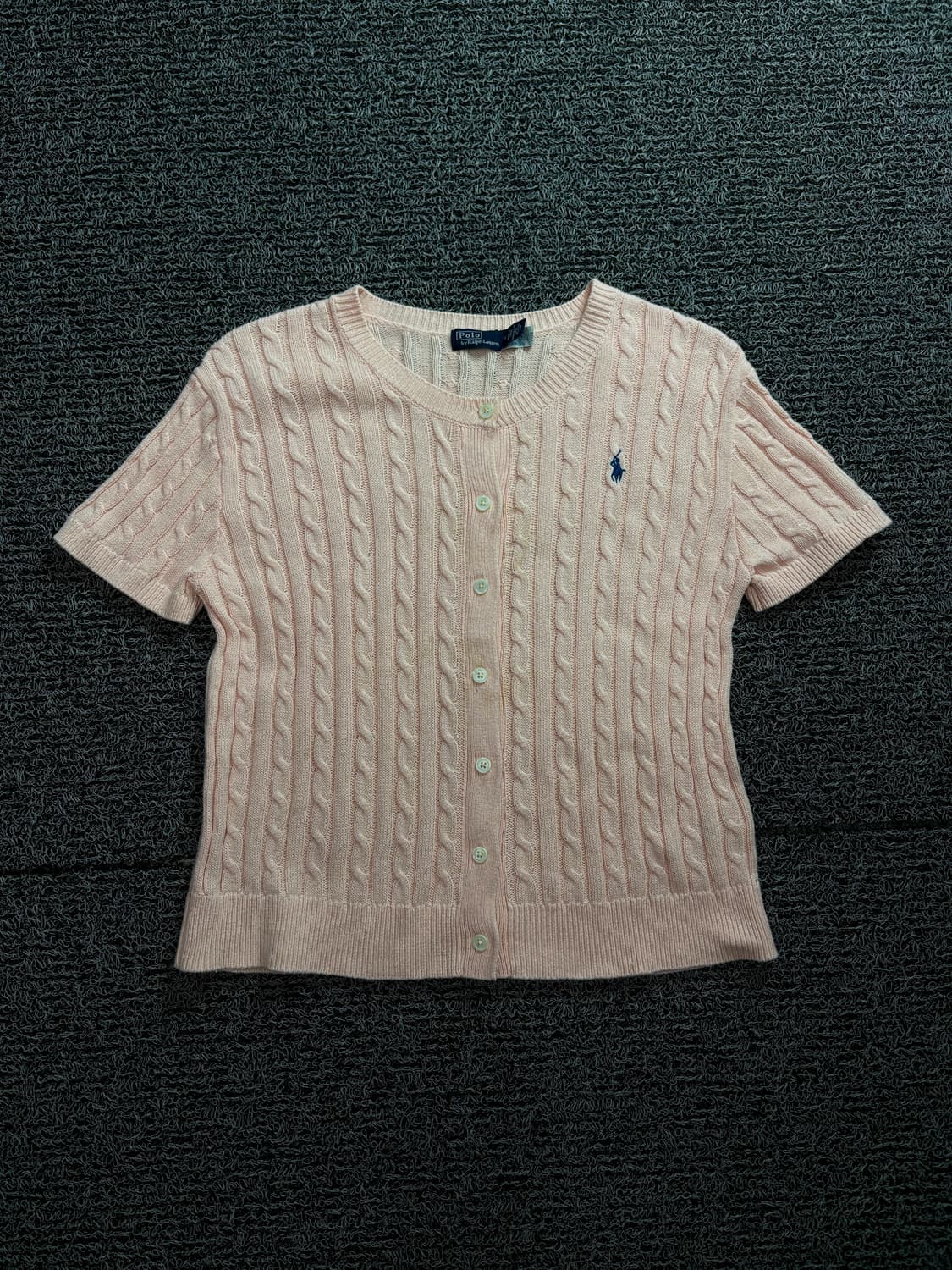 폴로 랄프로렌 신형 포니 로고 우먼스 케이블 하프 가디건 1479 상품이미지2