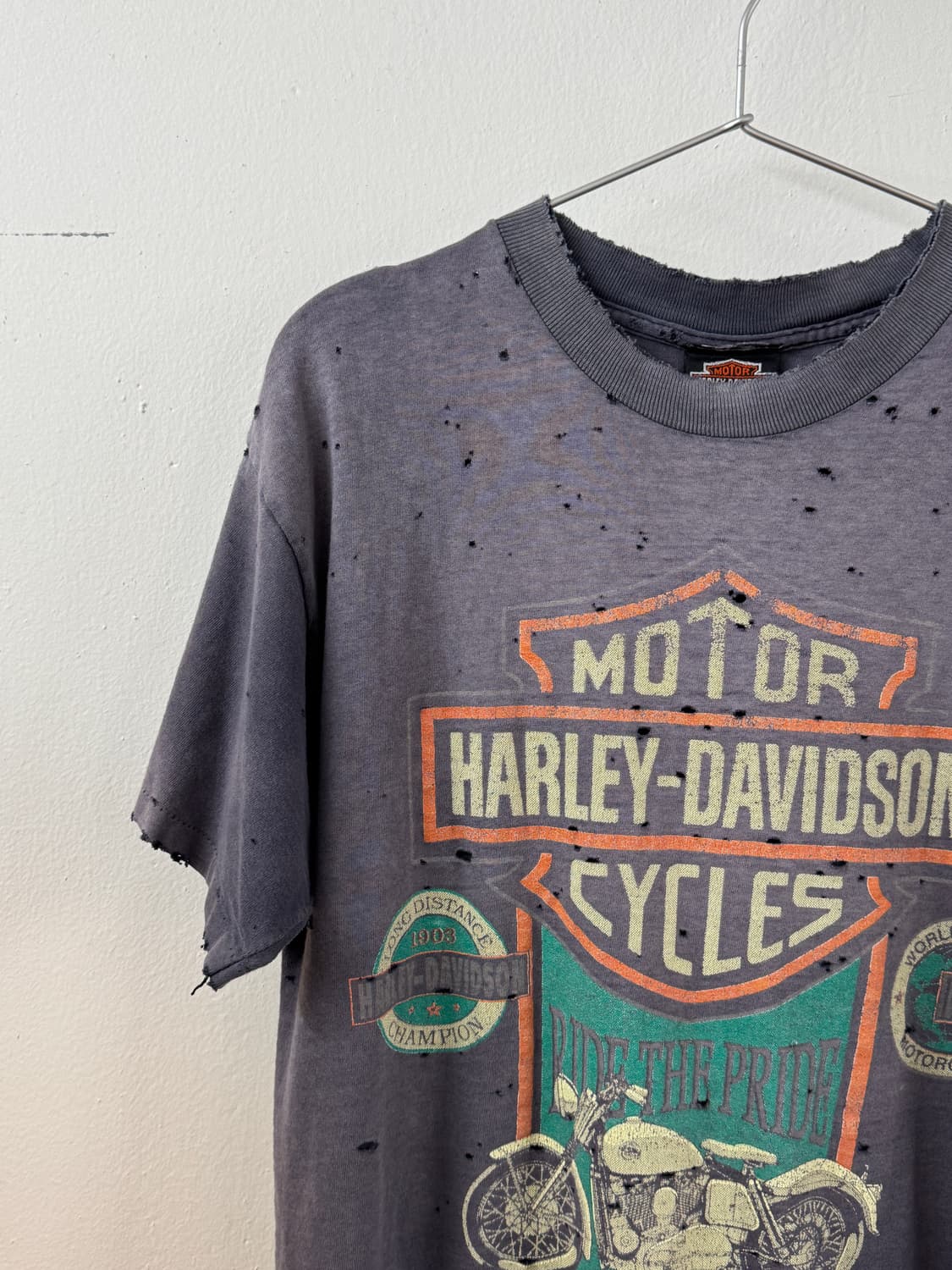 Harley davidson hard faded t shirt 상품이미지2