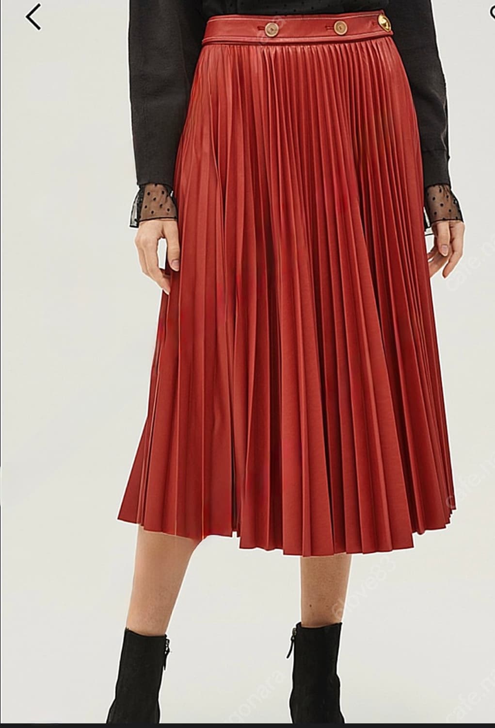 system 시스템 레더 스커트 상품이미지1