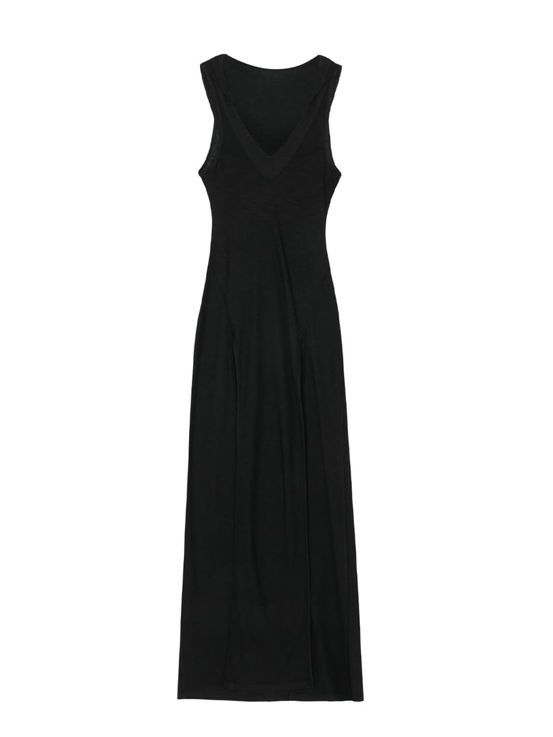 보헤미안서울 SHEER HOODIED SLIT DRESS 상품이미지4