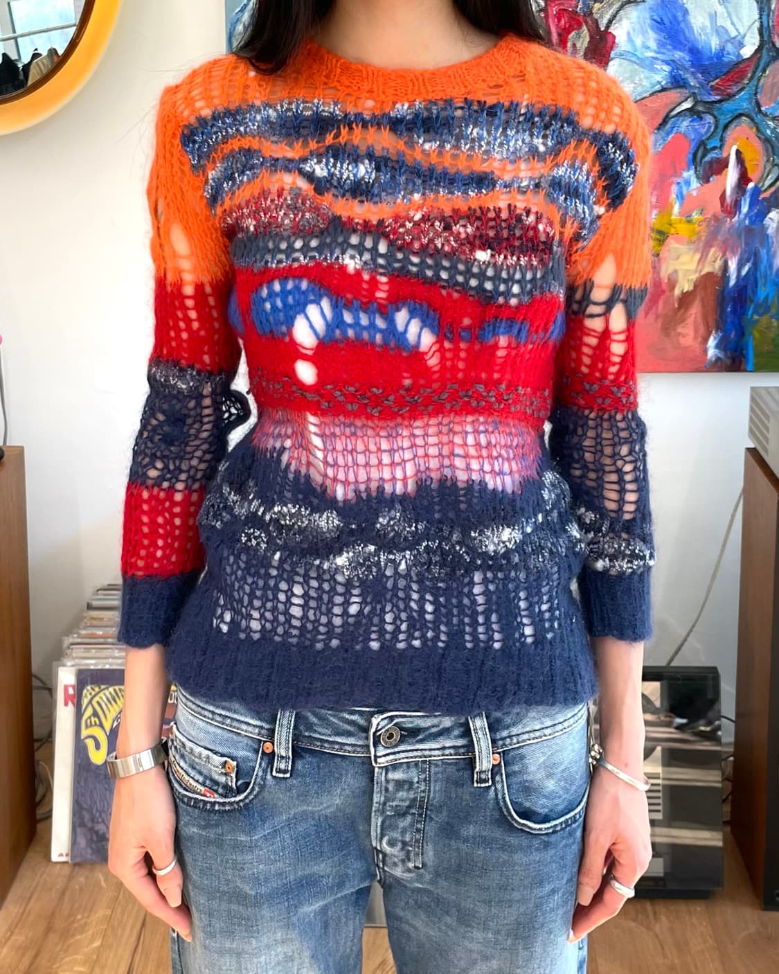 [XS] 디젤 모헤어 니트 상품이미지4