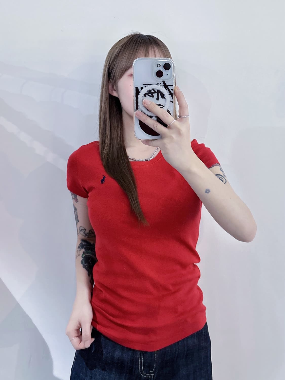 폴로랄프로렌 네이비포니 레드 반팔 상품이미지2