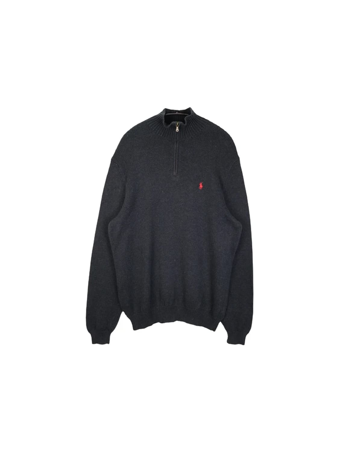  폴로랄프로렌 블랙 반집업 니트 상품이미지4