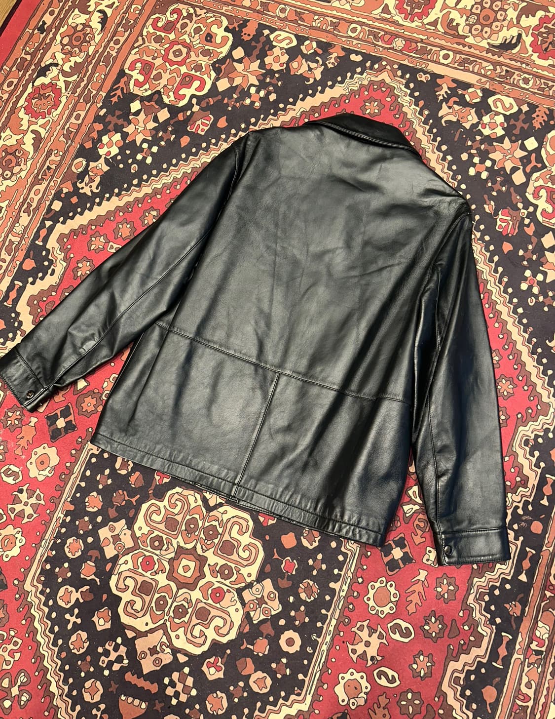 ( L ) 가죽자켓 레더자켓 봄버자켓 맥자켓 양가죽자켓  항공점퍼 상품이미지4