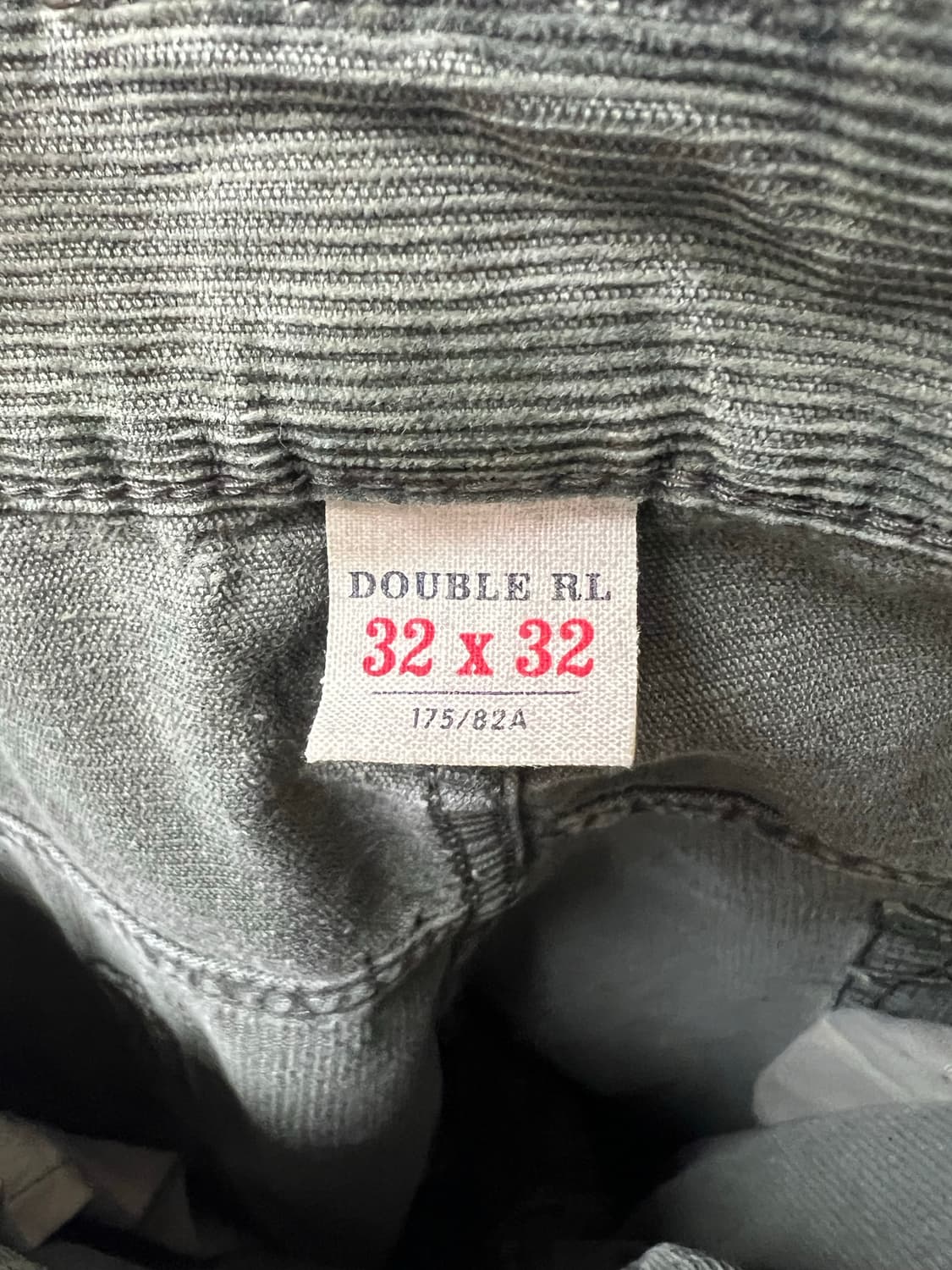 RRL/슬림핏 코듀로이 팬츠-올리브 (32/32) 상품이미지5