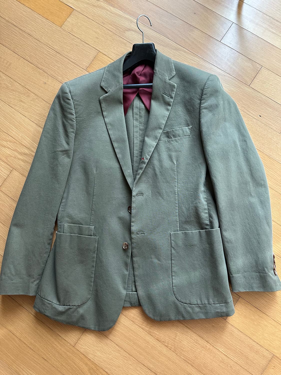 브룩스 브라더스 레드플리스 올리브 자켓 40R 상품이미지1