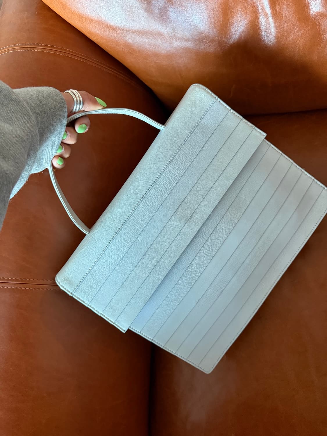 조르지오아르마니 플리츠 토트 백 상품이미지1