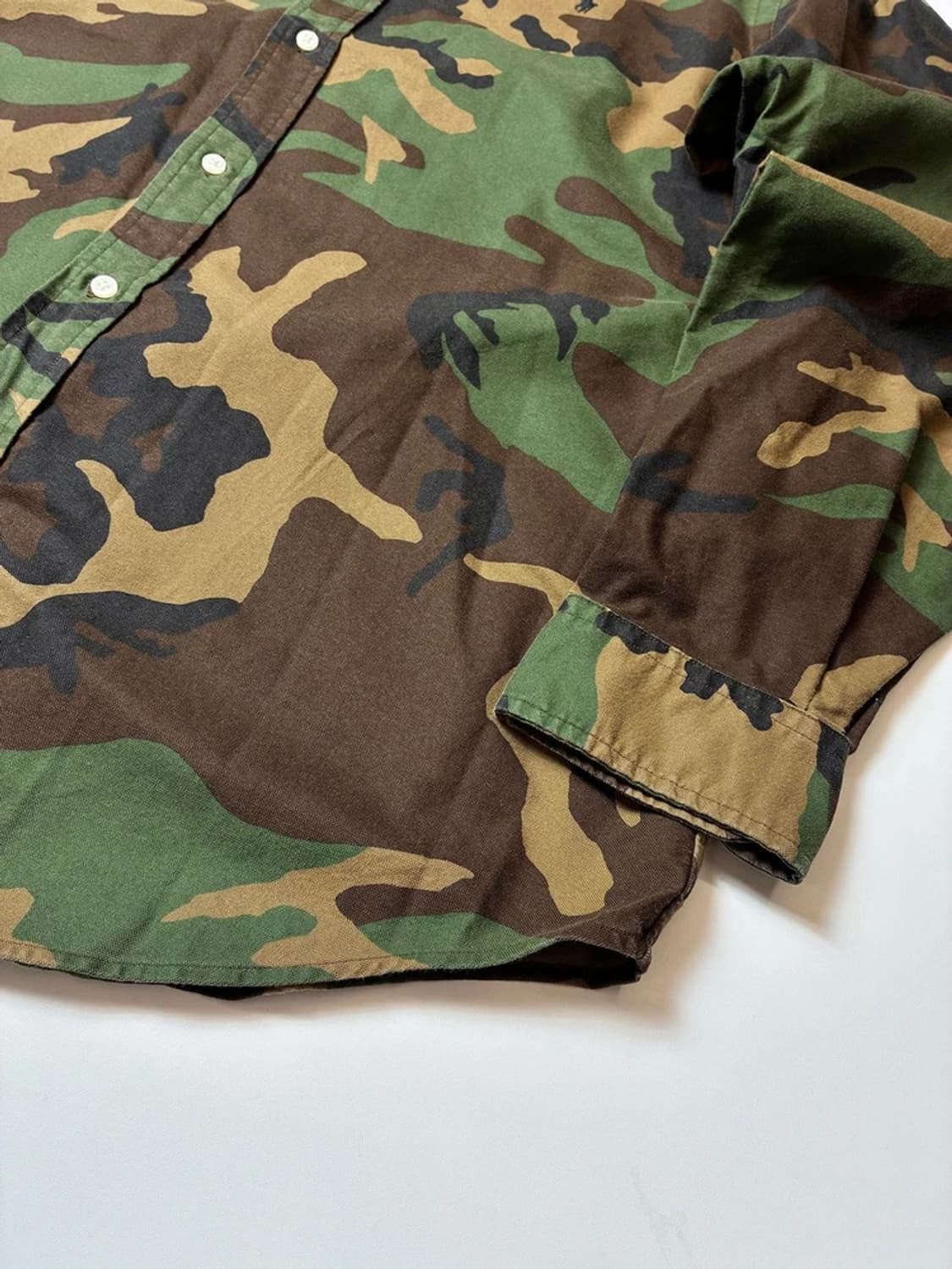 폴로 랄프로렌 큐알 신형 클래식 핏 카모 옥스퍼드 셔츠 PN9119 상품이미지4