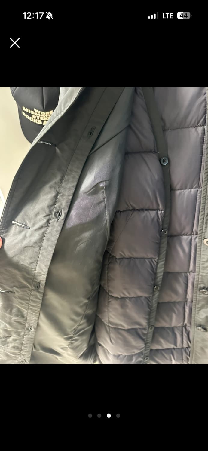 MHL 블랙 코트 (탈부착 패딩 내장) 상품이미지1