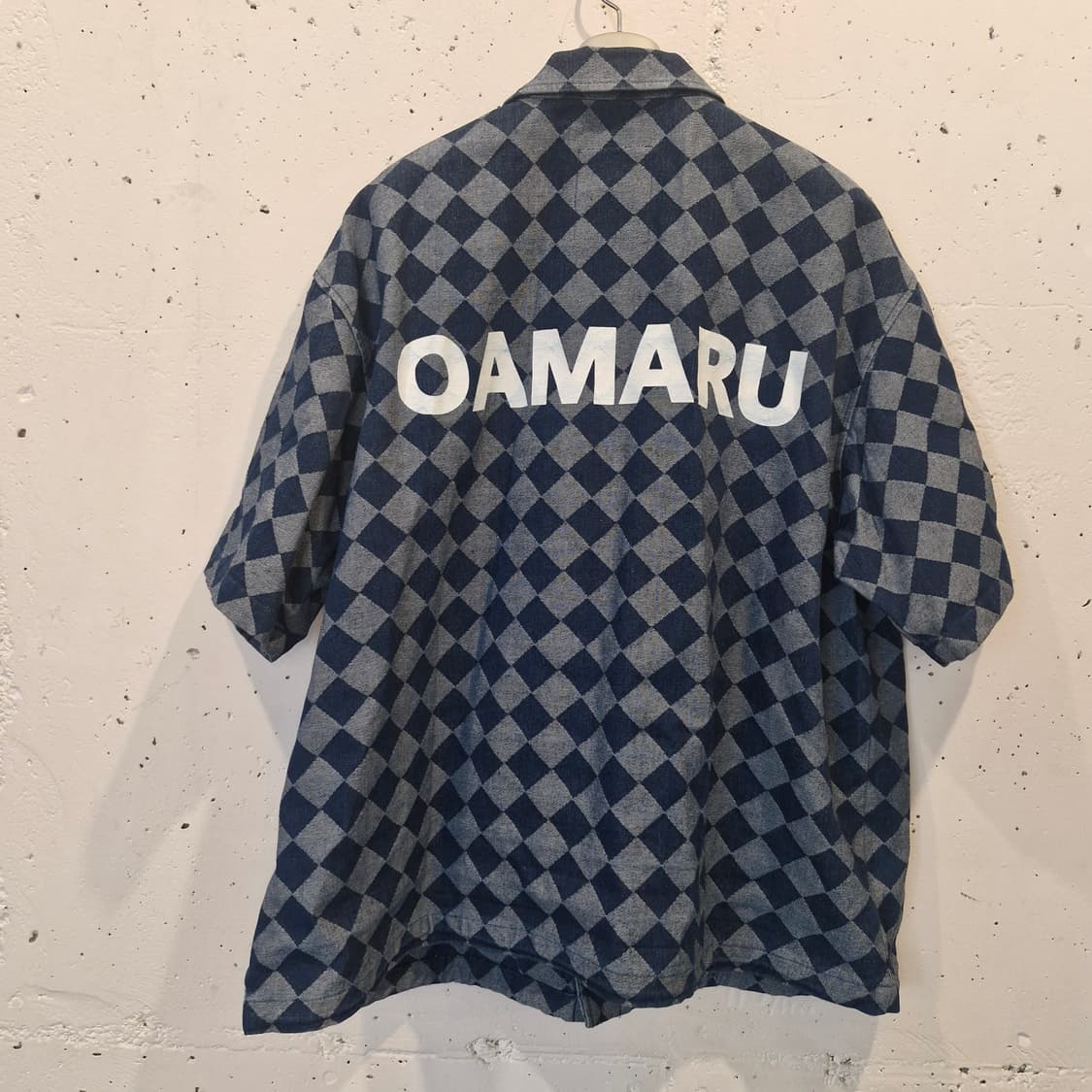 OAMARU 다이아패턴 반팔 데님 자켓 105 새상품 상품이미지7