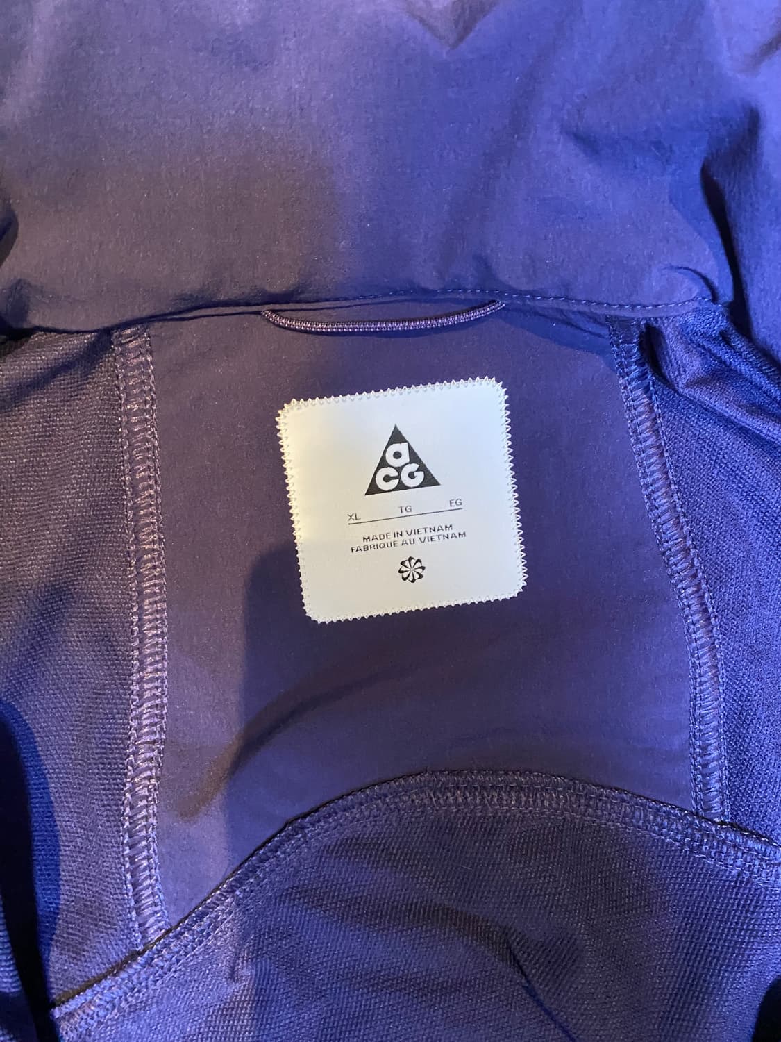 나이키 acg 선페어러 윈드브레이커 xl 퍼플 상품이미지4