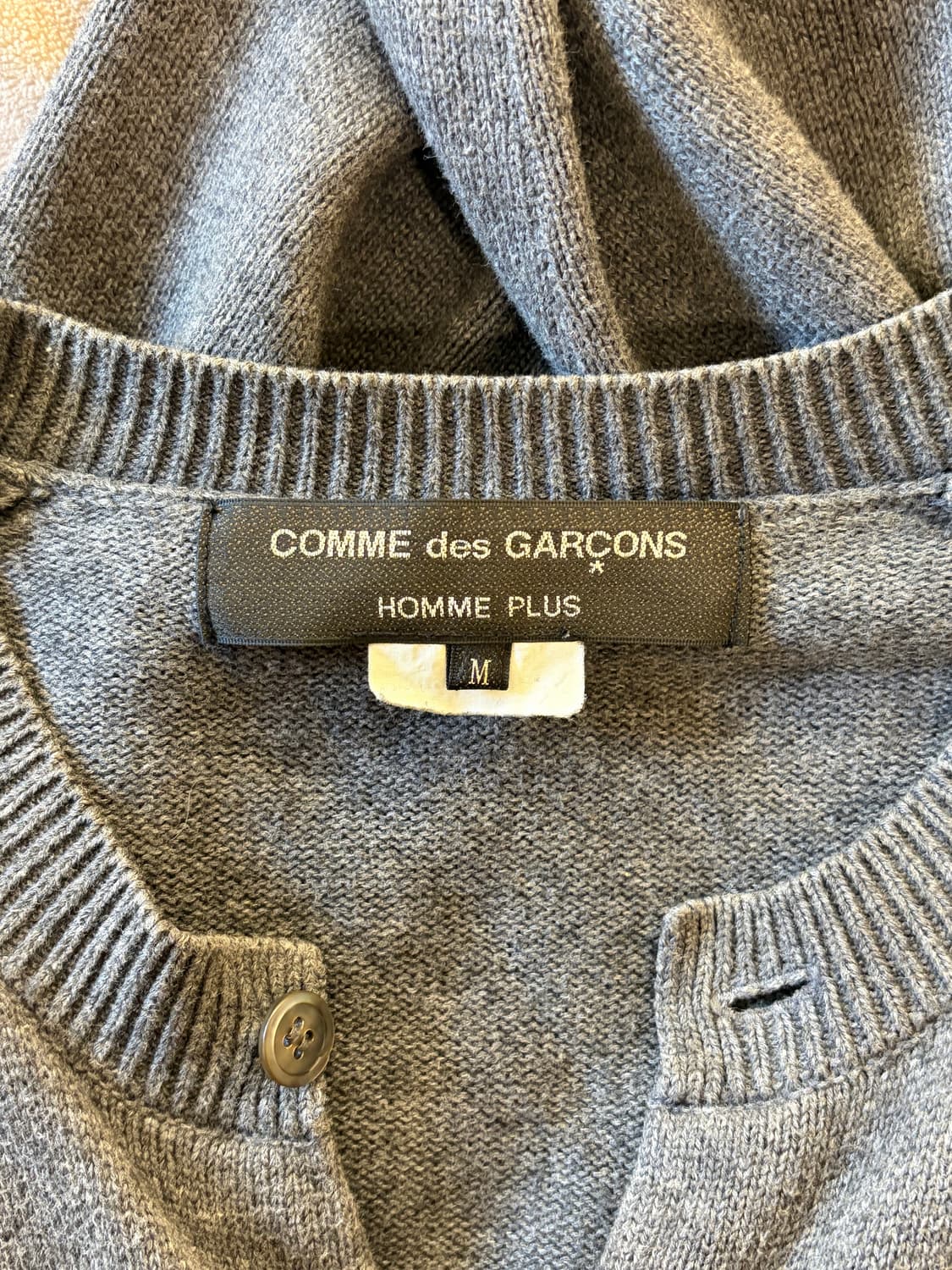 꼼데가르송 옴므 플러스 AD2014 라운드넥 가디건 상품이미지4