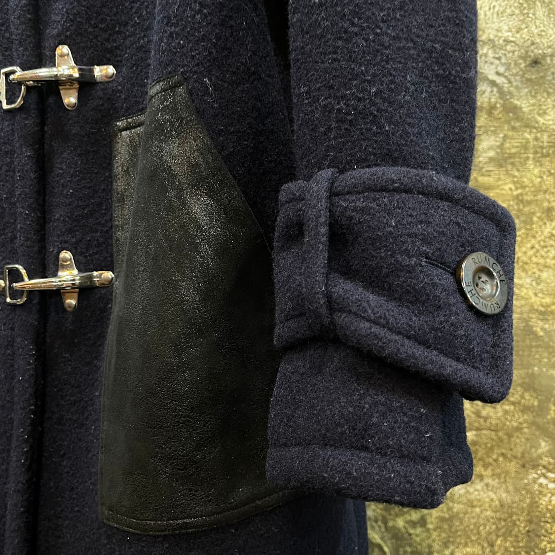 룸쉐 Rumché 파이어맨 울 롱코트 상품이미지5