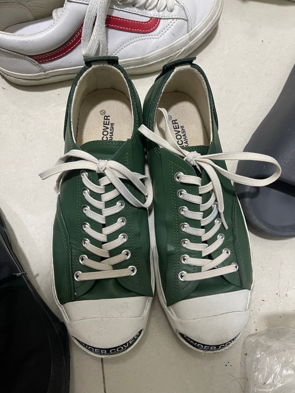 언더커버 JUN TAKAHASHI 그린 스니커즈 L 상품이미지1