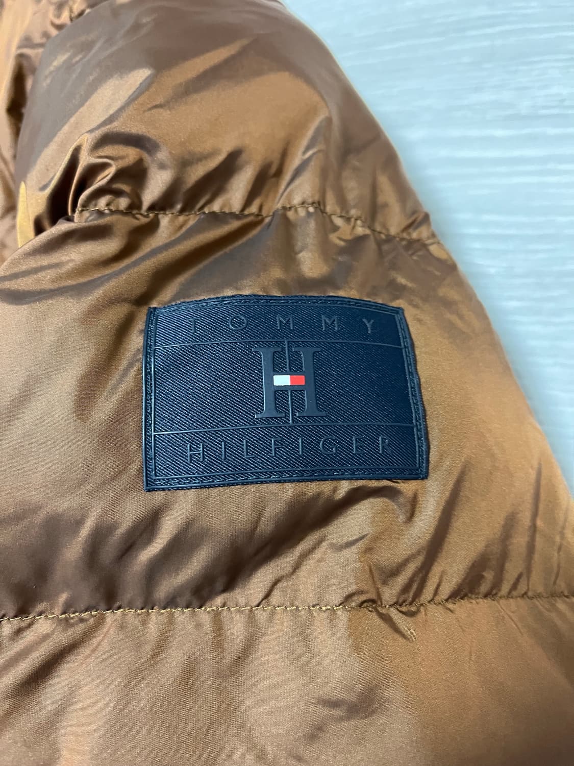 타미힐치거 퀄팅 브라운패딩 XL 상품이미지3