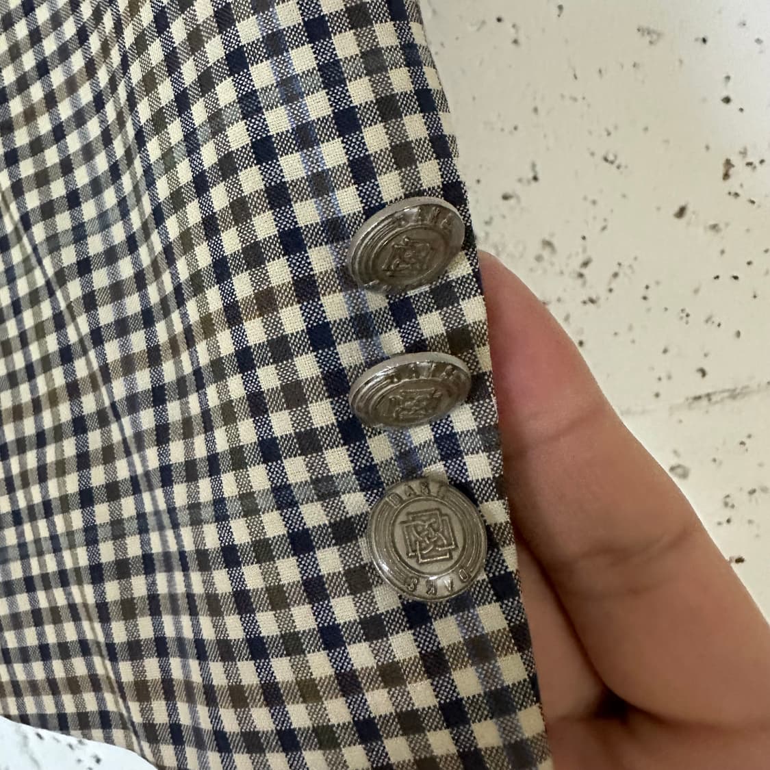 100 닥스 체크 블레이저 상품이미지3