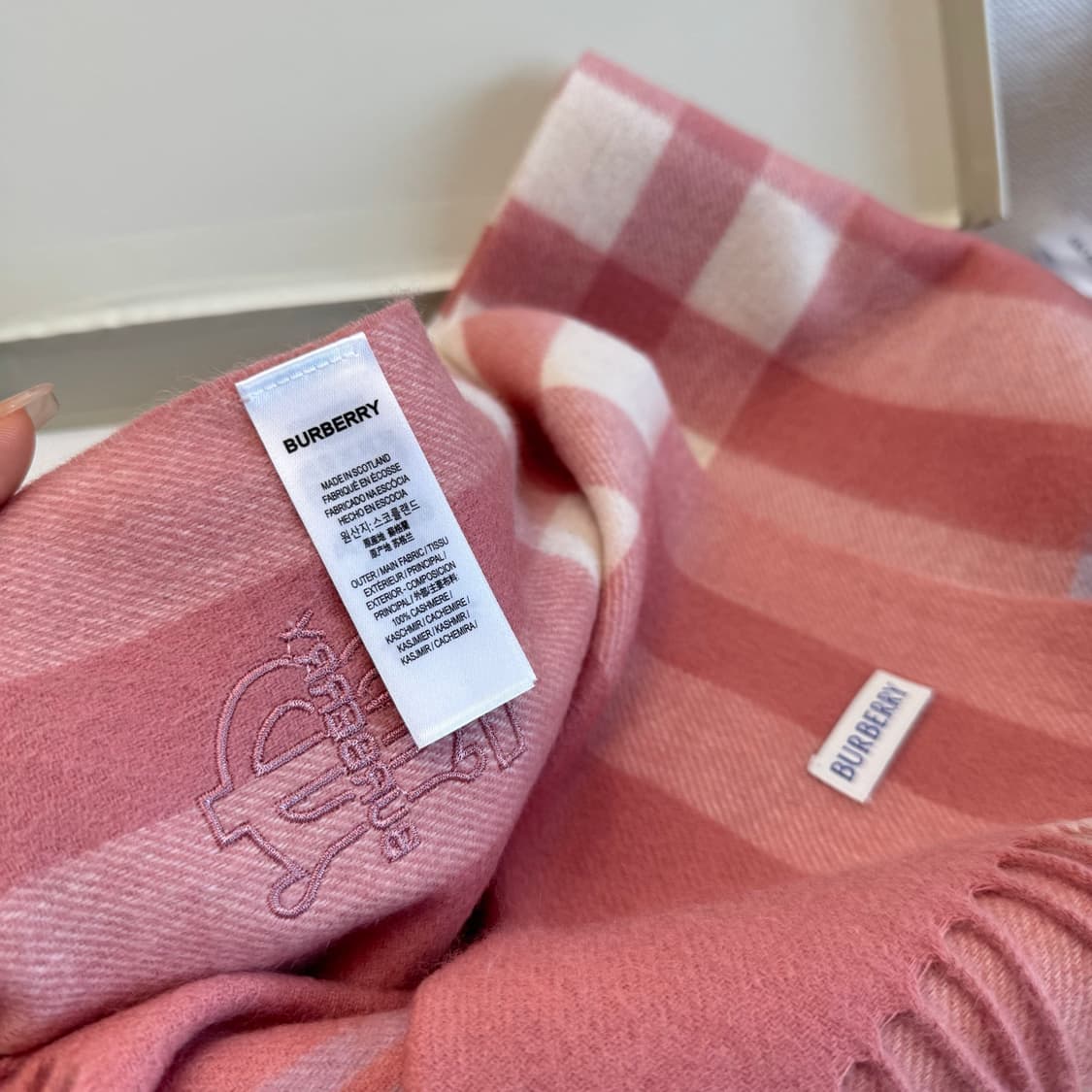 버버리 리버서블 스카프 100% 램스울
 상품이미지4