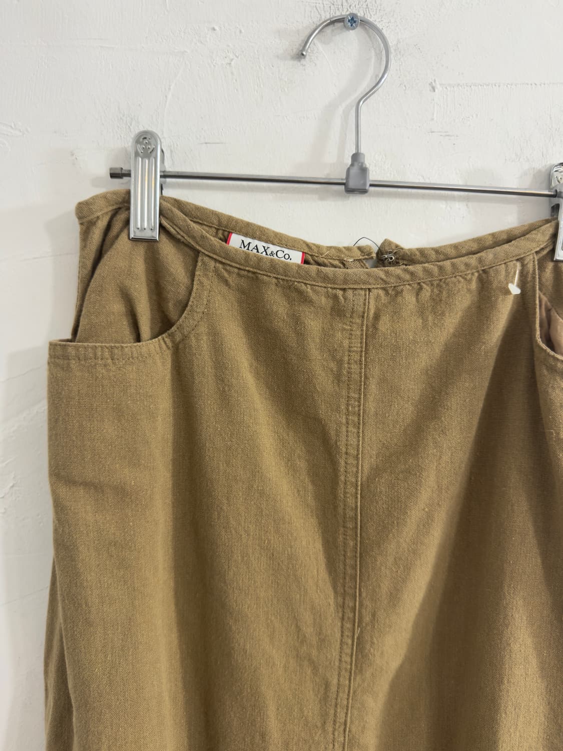 max&co beige skirt 상품이미지5