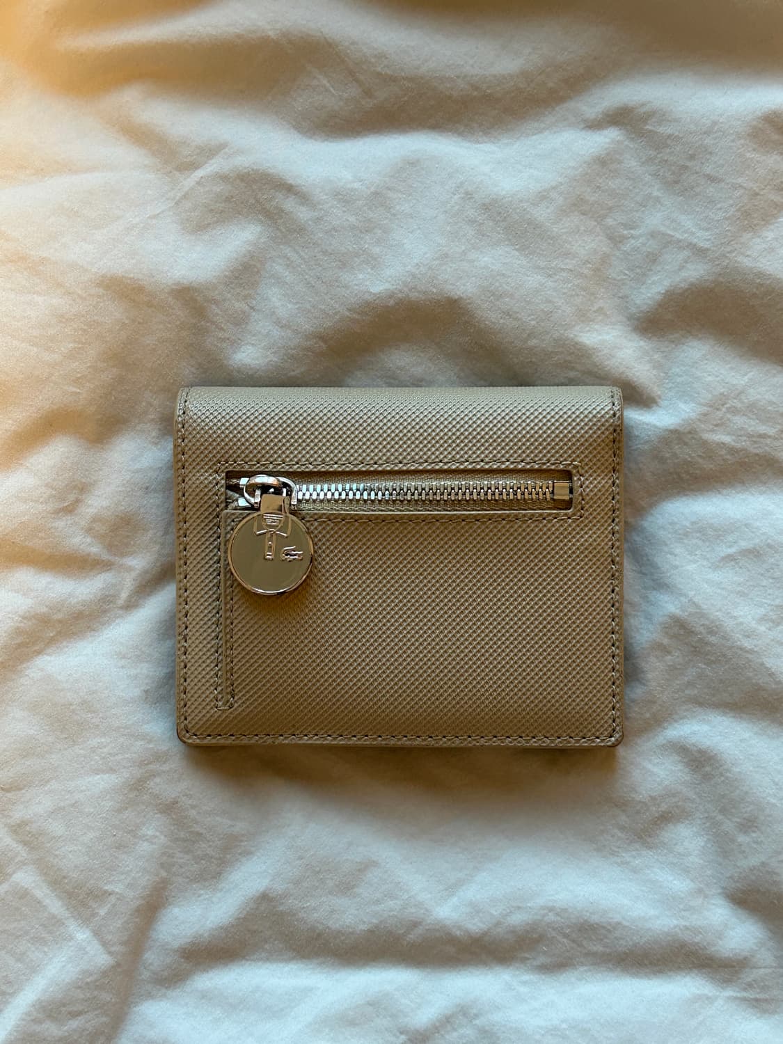 라코스테 반지갑 베이지 상품이미지2