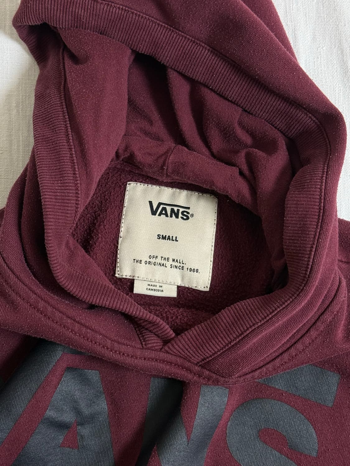 반스 버건디 후드 상품이미지3