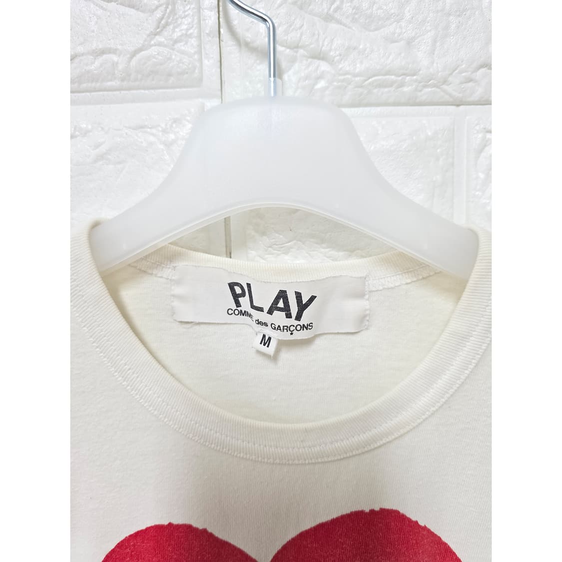 M 꼼데가르송 PLAY 티셔츠  상품이미지2