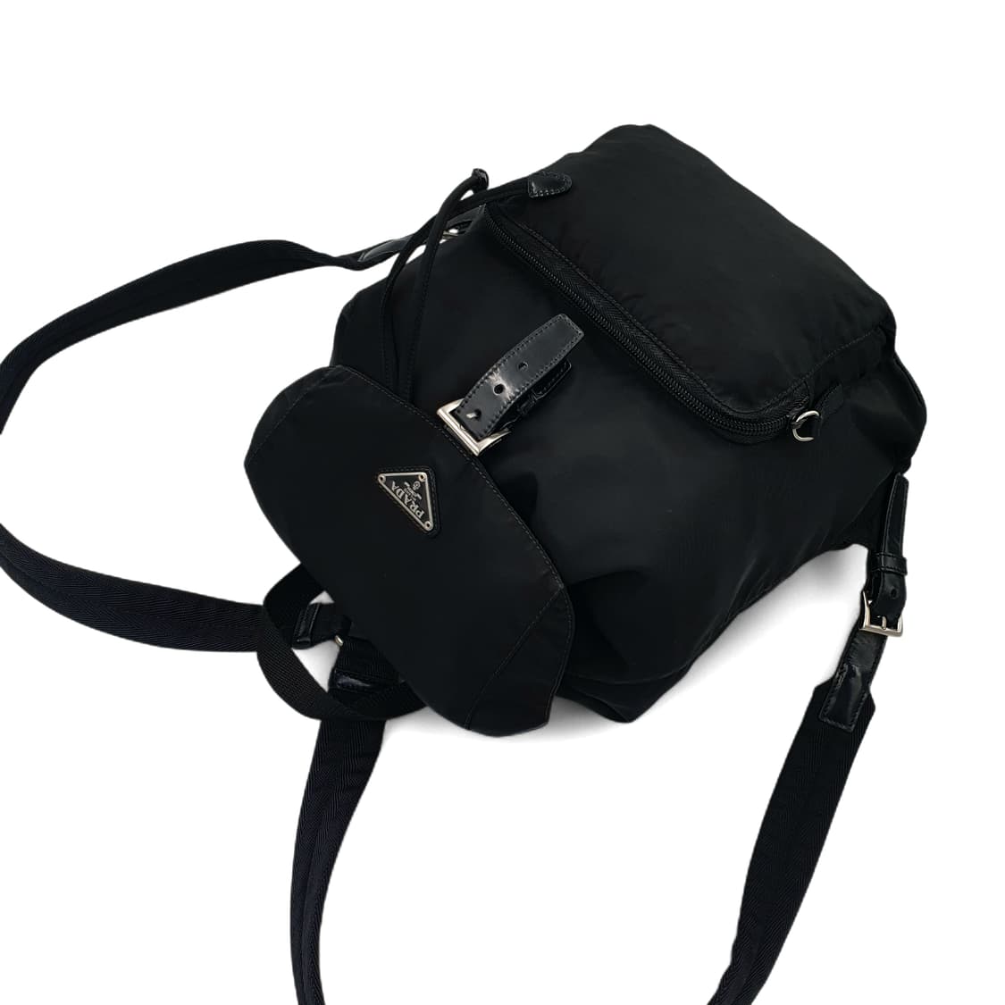 프라다 리나일론 원포켓 블랙 백팩 BZ4650 상품이미지4