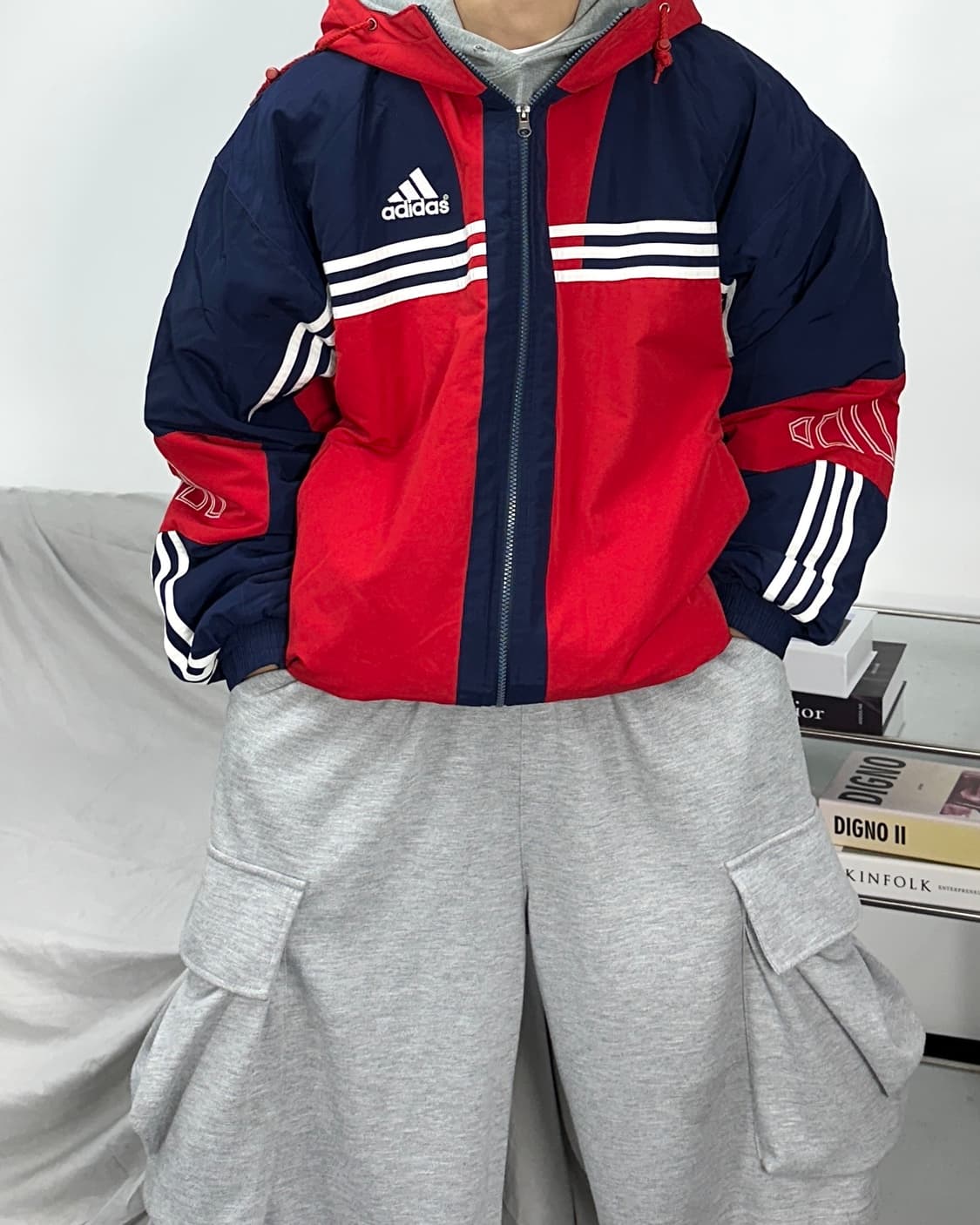 아디다스 90s 누빔 자켓 110 상품이미지1