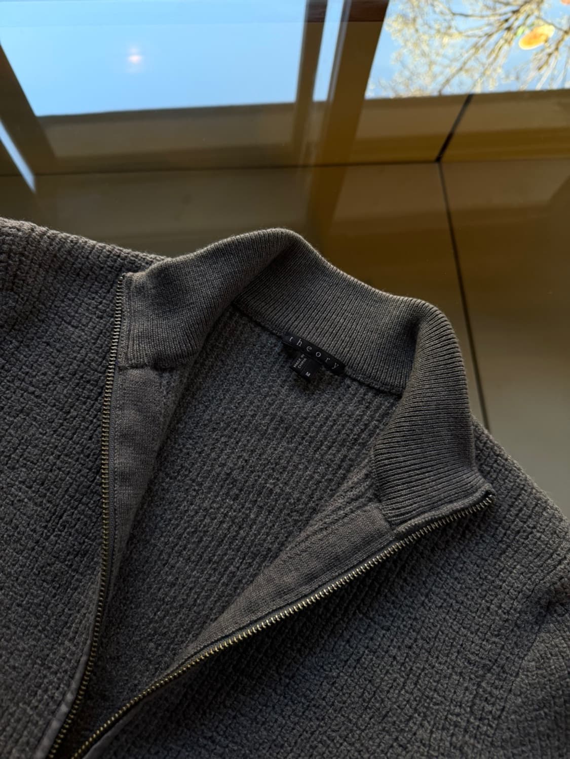 띠어리 짚업 가디건 슬림100 상품이미지9