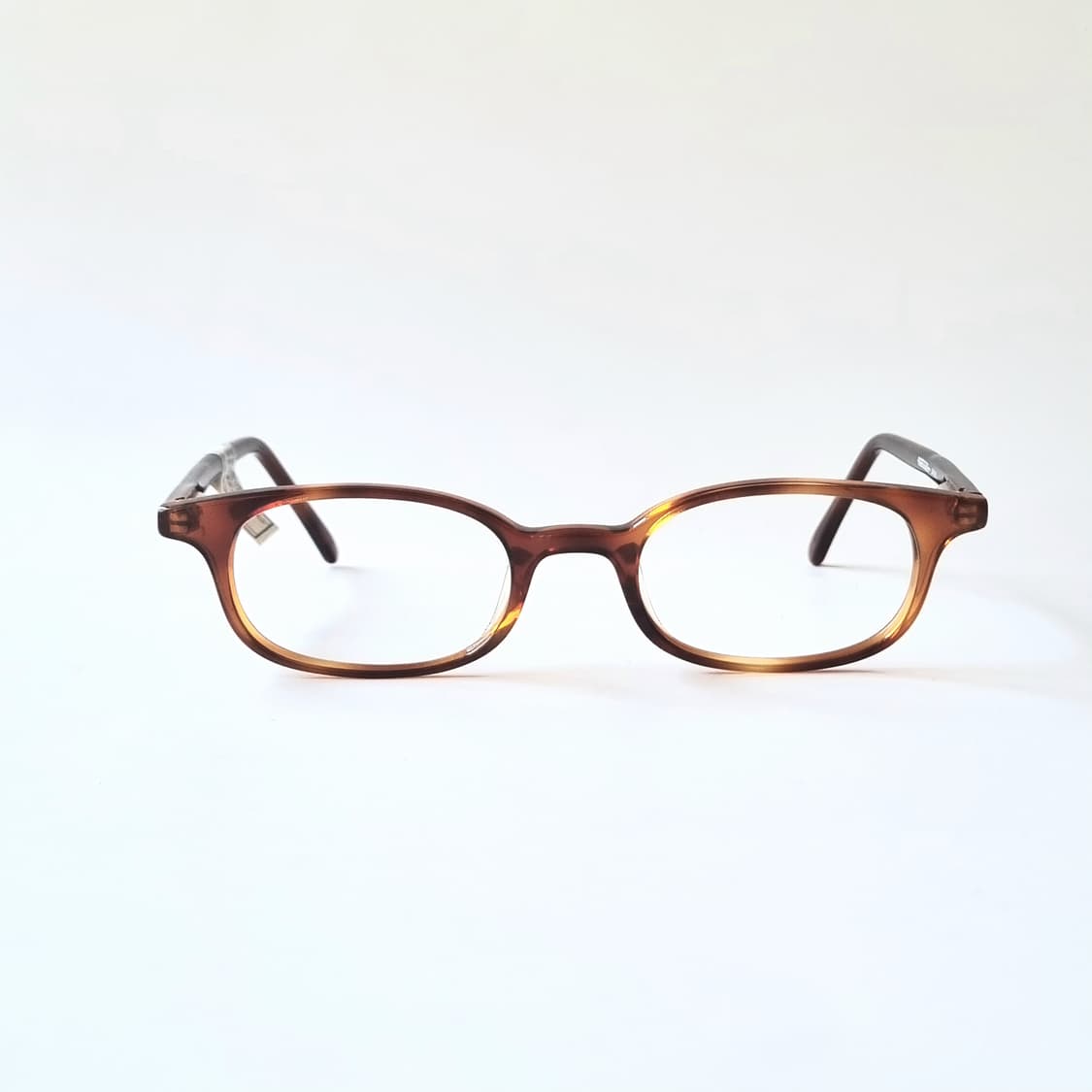 데드스탁 빈티지 브라운 호피 오벌 프레임 안경 770 상품이미지2