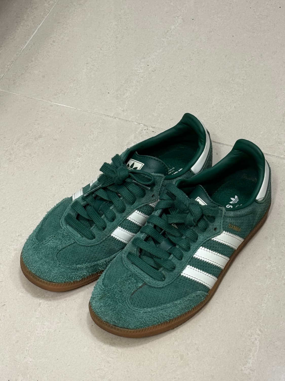 아디다스 삼바 OG 컬리지에이트 그린 상품이미지4