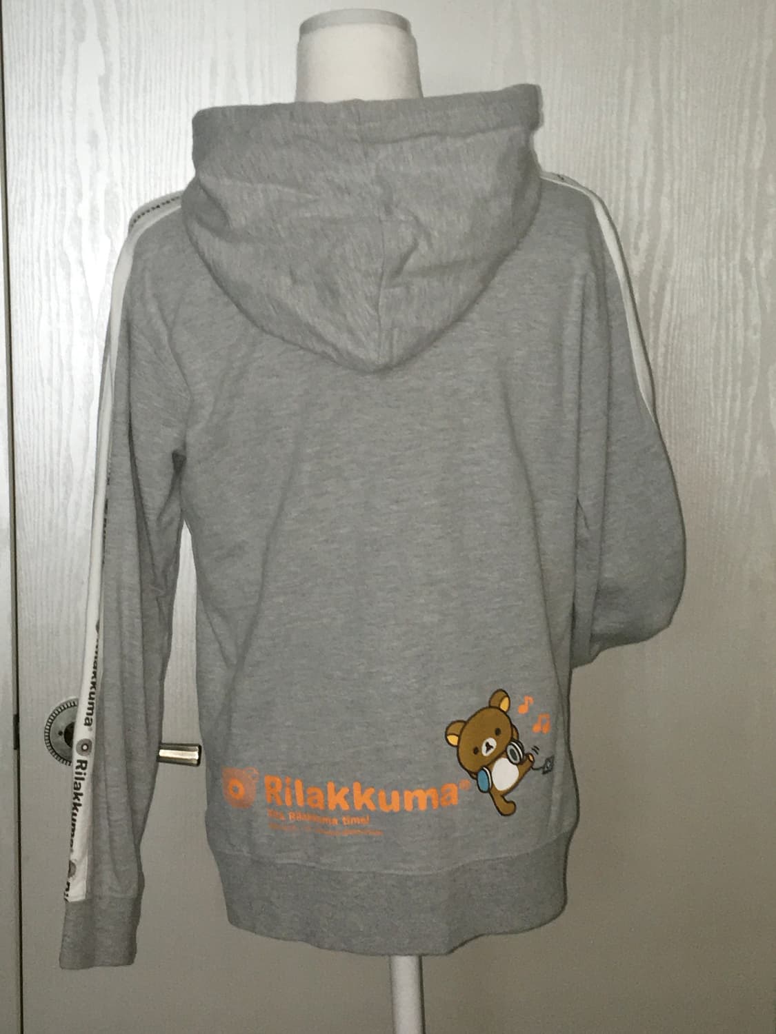 Rilakuma hood zip up 리락쿠마 후드집업 키즈 L  상품이미지2