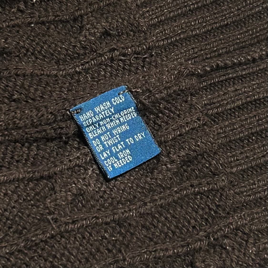 [M] Polo 폴로 랄프로렌 브라운 케이블 라운드 니트 상품이미지5