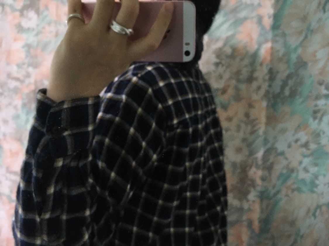 Japanese vintage check shirt 상품이미지2