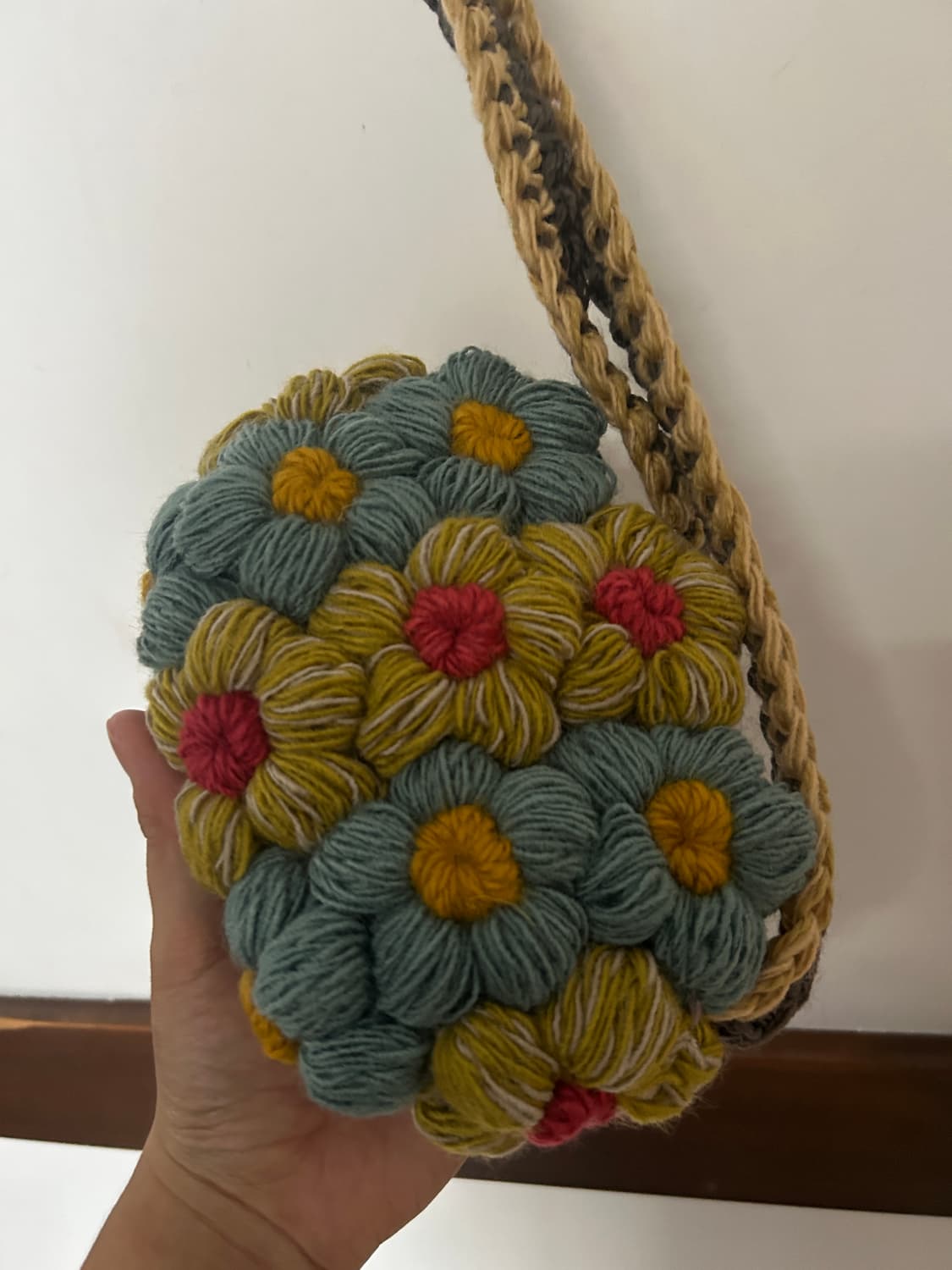 콩알 꽃 크로스백  상품이미지5