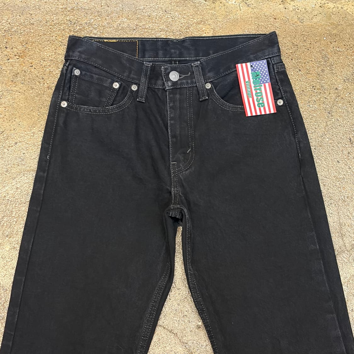 미국 빈티지 리바이스 516 블랙진 흑청 청바지 상품이미지2