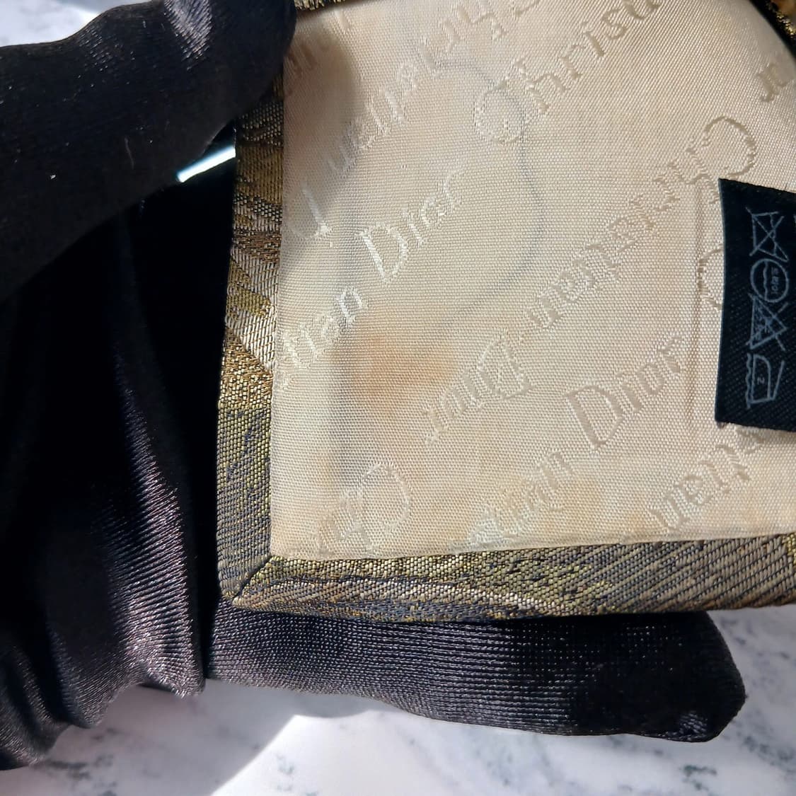 크리스찬 디올 올리브 그린 패턴 넥타이 9cm A~B등급 E892
 상품이미지10