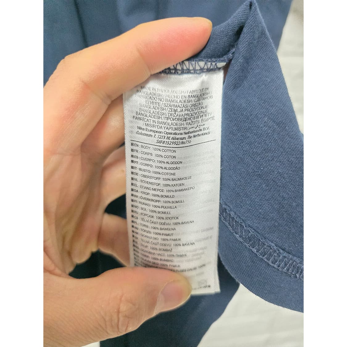 나이키 금장 로고 반팔 티셔츠 XL 상품이미지3