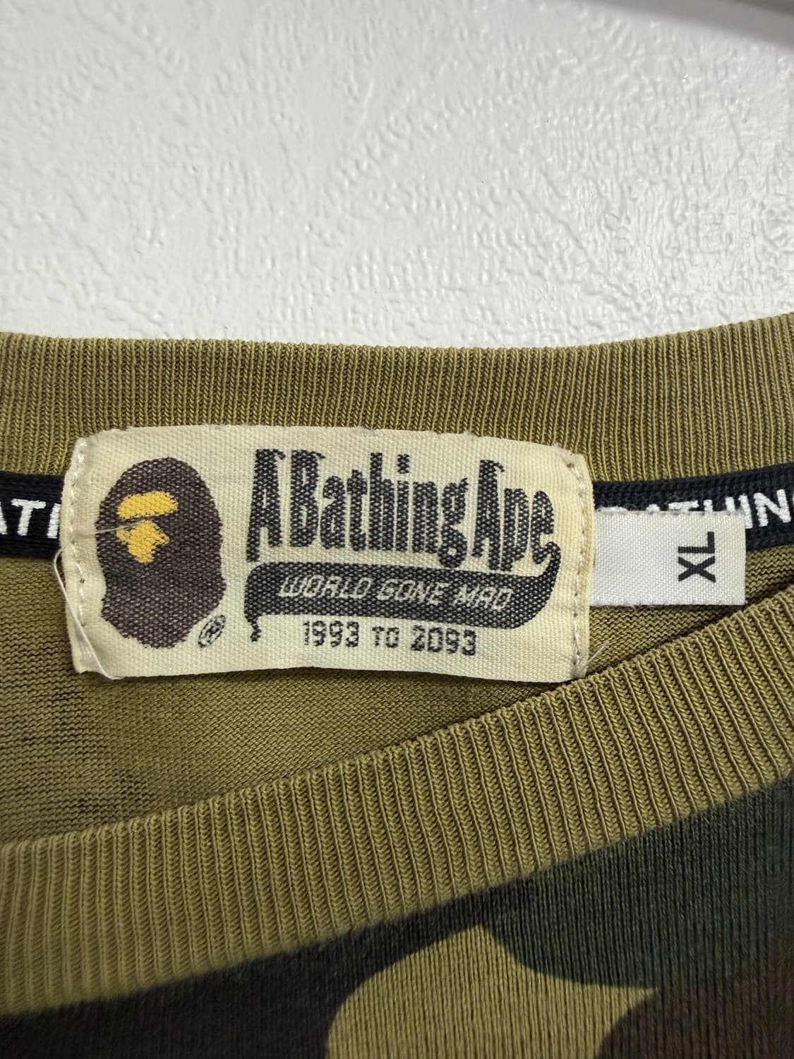 베이프 타이거 녹계 롱슬리브 상품이미지3